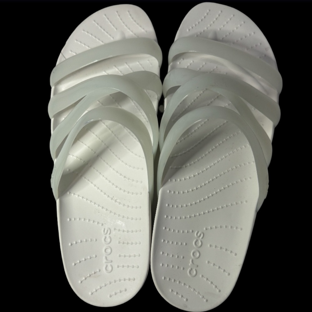 Crocs Women's Splash Strappy Sandals (Women) Sz 10 - Picture 2 of 12